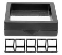 Alipis Ring Bracelet Box 6Pcs PE Film 7X7X2Cm Jewelry Storage Cases without Base for Wedding and Packaging