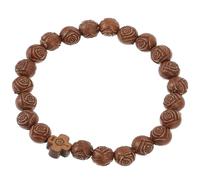 Alipis Rosary Beads Cross Bracelet Fashionable Plastic Resin Smooth Surface Easy to Wear Women Men Bands Accessory