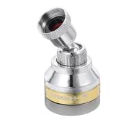 Alipis Rotatable Kitchen Faucet Aerator Extension in Copper with Multi-Angle Water Control and Extended Reach, Silver Kitchen Sink Extender for Washing Dishes and Hands