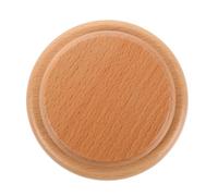 Alipis Rotatable Wooden Music Box Base DIY Round Craft Stand with Smooth Spinning for Wind-up Music Box Projects Sturdy Solid Wood Display Platform for and Decoration