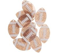 Alipis Rugby Charms Simple and Safe Design Acrylic for Earrings Making 10 Pcs and Jewelry for Decor and Craft Projects