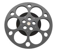 Alipis Rustic Grey Film Reel Decoration with Metal Film Strip Vintage Movie Prop Wall Art for Media Room Cinema and Cafe Industrial Iron Decor