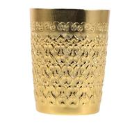 Alipis Rustic Insulated Metal Mug Lightweight Multi Purpose Thai Style Vintage Tea Cup for Home Office Camping Heat Retention Stackable Drinking Cup with Easy Cleaning and Traditional