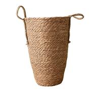 Alipis Rustic Wicker Plant Pots Indoor Made from Strong Straw with Elegant Beautiful Weaving Lines, for Garden and Home Use, Not Easily Deformed or Broken Decorative Weaving Basket