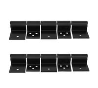 Alipis Rv Door Friction Hinge Kit 5-Leaf Black Alloy Entry Door Hinge with Screws for Camper Travel Trailer and Rv and Swinging Replacement Hardware
