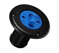 Alipis Rv Fresh Water Inlet Cap Black Blue Dual-color Replacement Hatch Filler for Campervan Yacht Water Tank Connection Compatible with Caravan Plumbing Systems