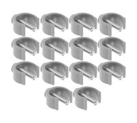 Alipis Safety Rail Lock Clips Replacement Set Plastic and Steel C-Shaped 14pcs Wear-Resistant Durability and Organised Storage for Cane and Walking Stick Accessories Suitable