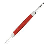 Alipis Saxophone Repair Part Lightweight Red Double-headed Metal Crochet Hook for Friends Learning Clarinet and Musical Instrument Repair