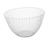Alipis Scandinavian Iron Fruit Basket Modern Metal Wire Bowl for Home Decor Breathable Design for Fruits Snacks Bread Easy to Clean Ample Storage for Kitchen Countertop