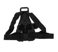 Alipis Scuba Cylinder Backplate Harness, Single Diving Oxygen Tank Backplate, 7-12l, Black, Stainless Steel and Pp, Ergonomic Support for Pro and Beginner Divers, Scuba Diving Training