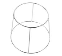 Alipis Seafood Plate Rack Reusable Serving Dishes Stainless Steel with Stand with Double Rack Structure Featuring Stable Structure and Sl legant Design for Household and Restaurant