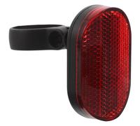 Alipis Secret Bicycle Tracker Mount | Convenient Seatpost Hidden Tracker Bracket | Plastic Warning Reflector For Safety Compatible With Airtag