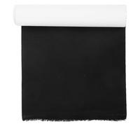 Alipis Self-Adhesive Linen Book Cloth for DIY Binding Paper-Backed Fabric Cover with Smooth Texture Repositionable Book Protector for Scrapbooking Archival Bookbinding Supplies in Black