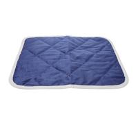 Alipis Self Heating Pet Heating Pad for Cats and Dogs Navy Cloth Mat with Lattice Design, Battery-free Warmth for Home Use in Low Temperatures, Year-round Comfortable Pet Warmer Pad