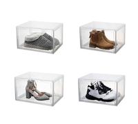 Alipis Shoe Box Storage Containers, Portable Sturdy Pp Boots Storage Box