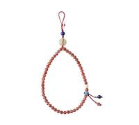 Alipis Short Phone Strap Phone Lanyard Wrist Practical Chinese Style Agate Material Delicate Design Beautiful Color Red Camera Anti-drop Easy Attach Detach