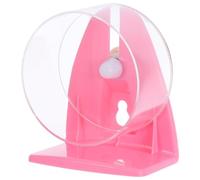 Alipis Silent Acrylic Hamster Exercise Wheel for Small Pets and Mice with Noise Reduction Feature and Pink Colour Suitable for Indoor Pet Play and Running Random Color