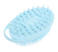 Alipis Silicone Bathing Brush with Supple Bristles for Gentle Exfoliation and Sensory Touch Training, Double-Sided Body Scrubber for Daily Cleaning Use