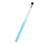 Alipis Silicone Dual-Tip Stylus Pen for Touchscreen Phones and Tablets, Universal Drawing and Learning Stylus Pencil with White to Blue Gradient for Artists and Students