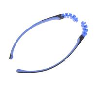 Alipis Silicone Eyeglass Frame Arms Replacement for Snug Fit and Prevents Slippage with Widened Thickened Ear Hook Area Blue Clip-on Glasses Temples Suitable for Running and Classroom