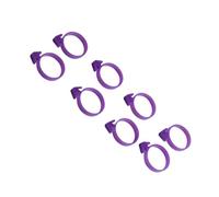 Alipis Silicone Icing Bag Sealing Rings High Temperature Resistant 12pcs Round Buckle Environmentally Friendly and for Cake Decorating for Kitchen Use and Baking