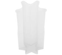 Alipis Silicone Soap Mold Five-Pointed Star Mold White Reusable Easy Demoulding for Friends Who Like Candle DIY Work Personal Use