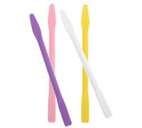 Alipis Silicone Stirring Sticks Silicone Makeup Stick 4pcs Reusable for Face Mask Mixing and Makeup Application Suitable for Arts and Travel for DIY Beauty and Craft