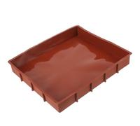 Alipis Silicone Toast Baking Tray Rectangular Loaf Pan, Coffee Color, Non-Stick, Easy to Demould, for Baking and Bread Making at Home