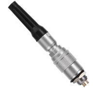 Alipis Silver Aviation Circular Connector Plug Made of Brass and Copper, Easy to Install with Great Conductivity, for Aviation and Communication Devices