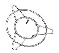 Alipis Silver Stainless Steel Anti-skid Pot Rack for Gas Stove, Kitchen Accessory with Convenient Operations and Easy to Use Design, Pan Holder Stand for Family and Friends Kitchen