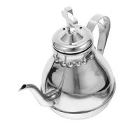 Alipis Silver Stainless Steel Communion Tea Kettle with Infuser for Church Rituals Polished Religious Coffee Pot Easy-Clean Vintage Teapot for Sacred Ceremonies and Shared Faith