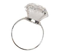 Alipis Simulated Wedding Ring Decoration Crystal Prop for Engagement Anniversary Birthday Parties Romantic Scene Decor for Memorable Moments