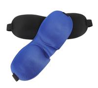 Alipis Sleep Eye Masks Comfortable Nighttime Sleep and Travel Use for Adults 3D 2pcs Soft Polyester Foam Material Versatile Design Prevents Moving or Falling