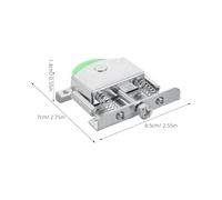 Alipis Sliding Door Roller Set for Wardrobe Closet Doors 1-9/16" Nylon Ball Bearing Rollers with Steel Frame Smooth Quiet Sliding Hardware Kit for Bedroom