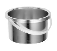 Alipis Small Aluminum Wax Melting Pot for Hair Removal Wax Warmer Inner Pot Replacement Smooth Surface Compatible with Various Waxing Machines Essential Accessory for Easy Safe Melting