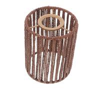 Alipis Small Boho Woven Light Shade Paper Rope Lampshade for Floor Pendant Wall Sconces Flexible Mini Cylinder Cover for Chandeliers Easy Installation Versatile Fixture Shade