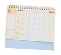 Alipis Small Desk Calendar with Standing Daily Planner Tabletop Habit Tracker for Office and Home Paper Monthly Organizer for Schedule and Date Display