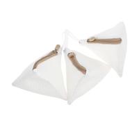 Alipis Small Laundry Bag: Mini Mesh Laundry Bags with Zipper - 3 PCS Portable Bra Wash Pouches- Washing Accessories for Travel Socks Underwear Baby Clothes