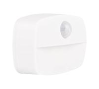 Alipis Smart Wireless LED Motion Sensor Night Light Warm White Battery Powered Infrared Sensor Step Light for Bedroom Wardrobe Corridor Cabinet - Eye Protective, 1pcs