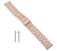 Alipis Smartwatch Band Replacement Strap Stainless Steel Metal Buckle Chain Style Compatible with Garmin 3 7.28 Inch Comfortable Fit for Fitness