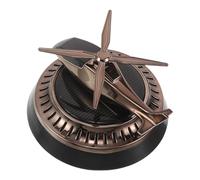 Alipis Solar Rotating Airplane Car Air Freshener Diffuser with Solar Energy Aromatherapy, Plastic and Alloy Material, Stylish Dashboard Ornament Enhancing Driving Comfort, for Car
