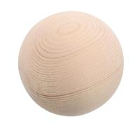 Alipis Solid Wood Ball for DIY Crafts and Headboard Projects, Unfinished Round Wooden Sphere with Smooth Surface, Beige Decorative Wood Sphere for Centerpiece Bowls and Woodworking