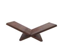 Alipis Solid Wood Book Stand for Reading and Cookbook Holder - 12.6" X 9.1" X 7.5" Desktop Shelf Rack in Brown - Recipe, Textbook, Magazine Display for Home, Office, Kitchen Use