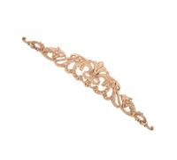 Alipis Solid Wood Carved Appliques for Furniture DIY Decor Unpainted Floral Decorative Onlays Easy to Install Cabinet Door Wall Ceiling Enhancements Versatile Woodcarving Embellishments