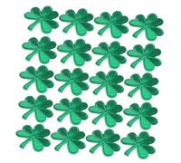 Alipis St Patrick's Day Shamrock Lucky Sequins Confetti Irish Leaf Balloon Filling Decoration for Party Table DIY Craft Scatter for Festival Lightweight Multipurpose