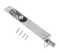 Alipis Stainless Steel 304 Flush Bolt Door Latch Lock 6-inch Concealed Fire Door Bolt for Sliding and Security Lock Suitable Passage