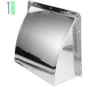 Alipis Stainless Steel 8-Inch Exhaust Vent Hood Cap for Outdoor Kitchen Ducting Exhaust Outlet Wall Vent Cover Windproof Rainproof