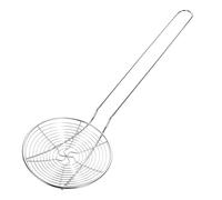 Alipis Stainless Steel Colander Strainer 16.54 Inch Heat Resistant Slotted Spoon for Hot Pot Noodles Dumplings Kitchen Cooking Tool