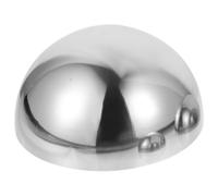 Alipis Stainless Steel Garden Gazing Ball Reflective Mirror Surface, Chic Design Hemisphere Decorative Sphere for Garden Decorations and Professional Photos, Silver Colour Good Reflection
