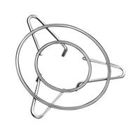 Alipis Stainless Steel Gas Burner Rack Anti-slip Wok Holder for Kitchen Use, Sturdy Non-deformable Pan and Pot Support Stand, Easy to Use Silver Stove Trivet for Family and Friends